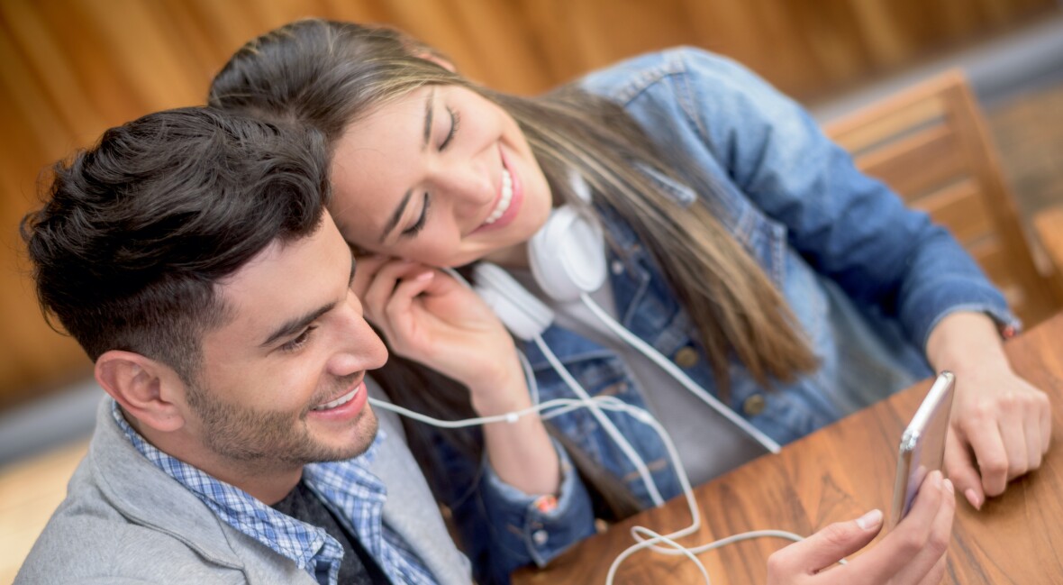 People listening to music together