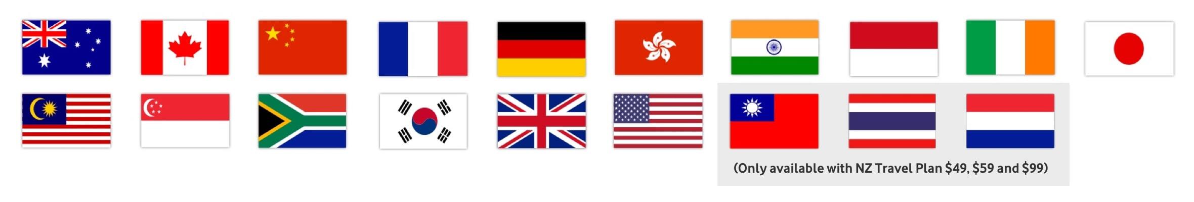 *Included mins & TXTs are to these destinations