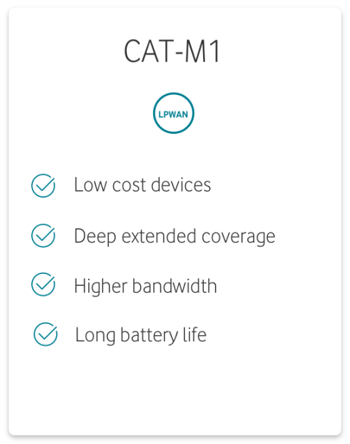 CAT - M1 benefits