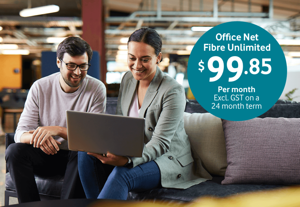 Office Net Fibre Unlimited $99.85 per month excl. GST on a 24 month term