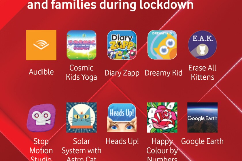 10 website and apps to inspire kids and families during lockdown logos
