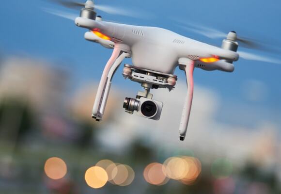 Photo of a drone with camera