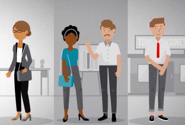 Animated photo of People in an office