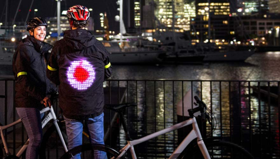 Vodafone Smart Jacket shines a light on bike safety