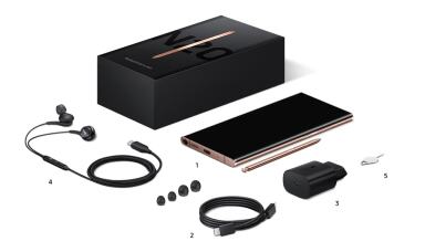 Galaxy Note20 with all accessories