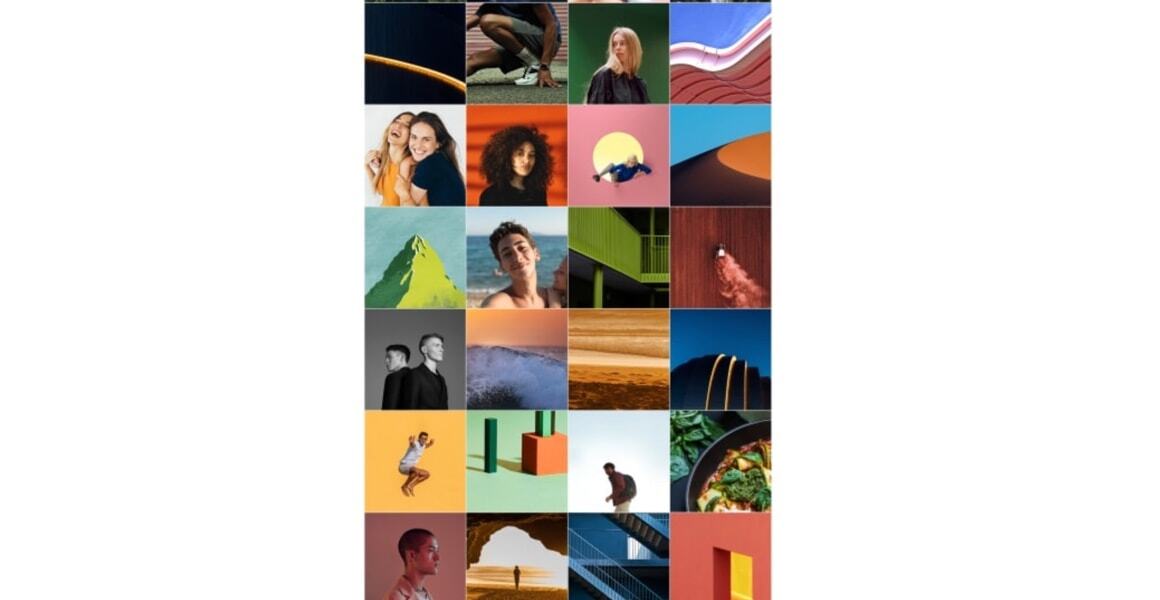 Collage of different images on Note20