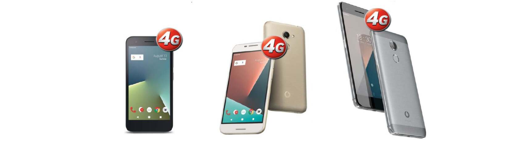 Vodafone launches 2017 range of 4G Smartphones
