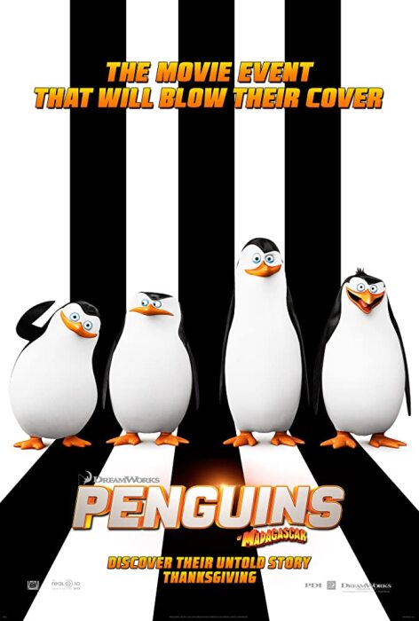 penguins of Madagascar movie poster