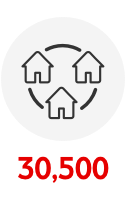 We're connecting 30, 500 more households image