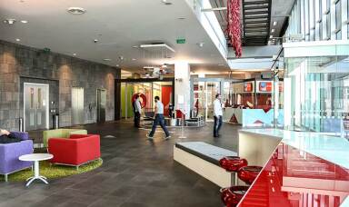 Vodafone building foyer