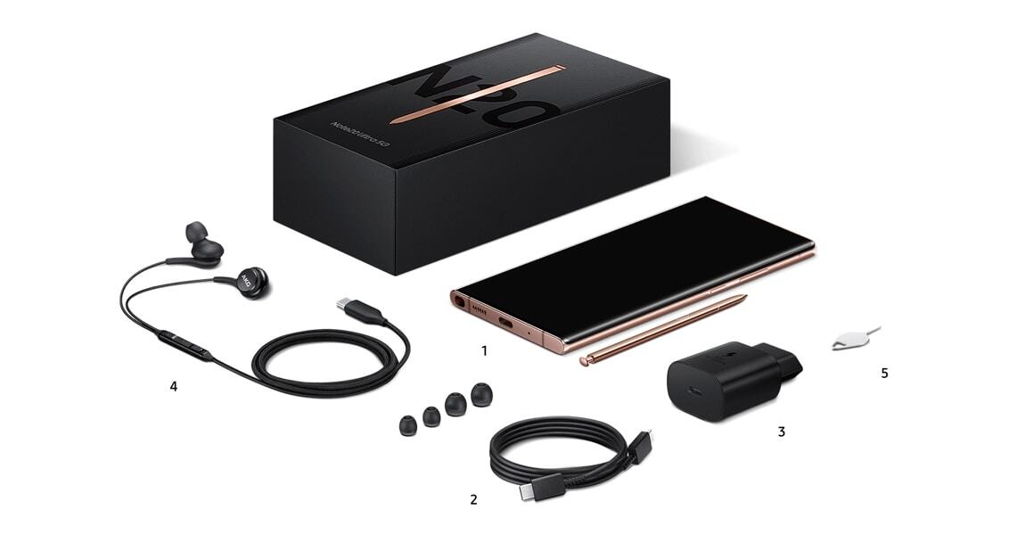 Galaxy Note20 with all accessories