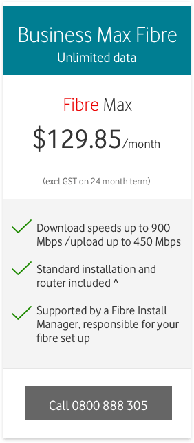Business Max Fibre unlimited