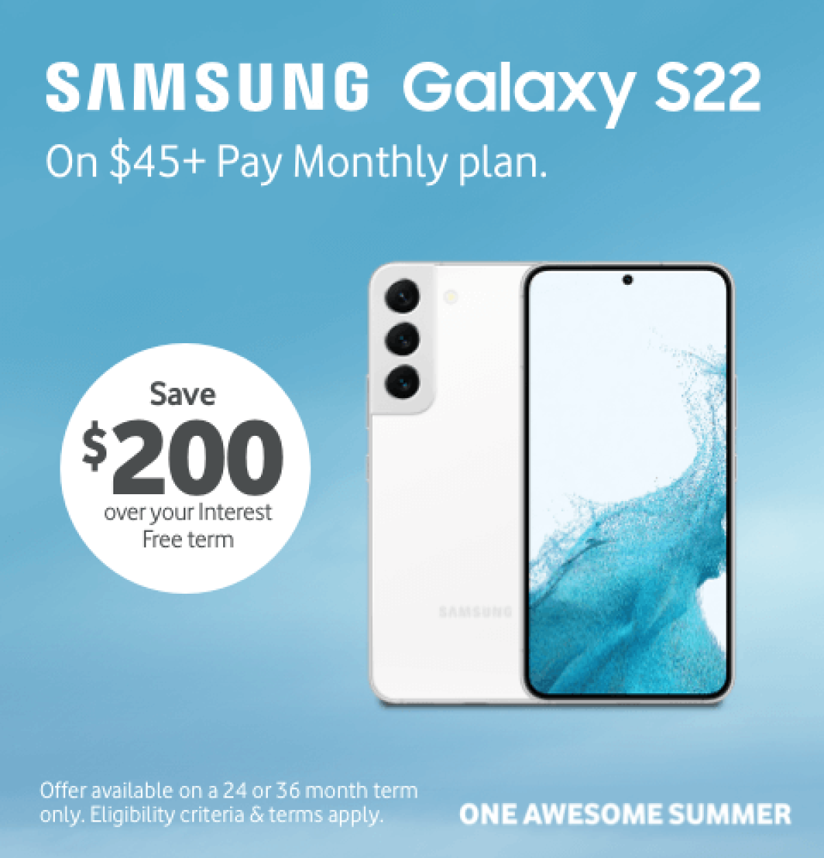 Samsung Galaxy S22. Buy yours today. Vodafone NZ.