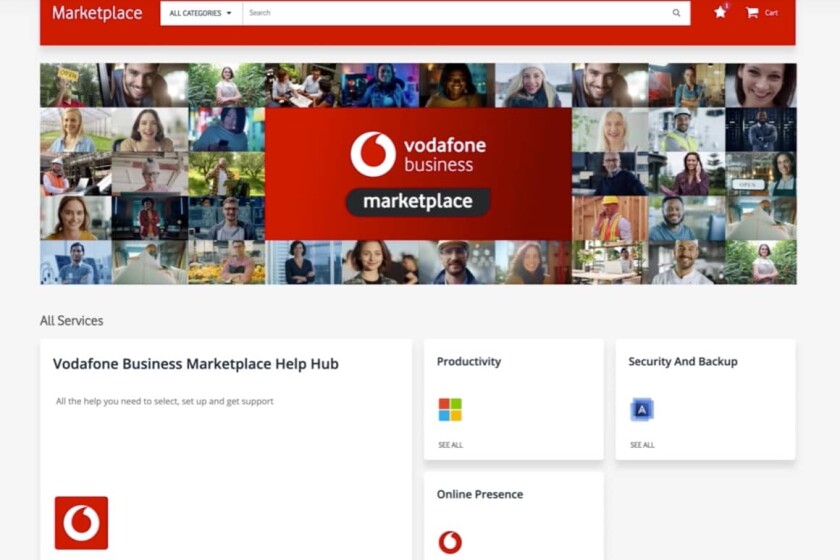 video thumbnail of how does vodafone business marketplace work