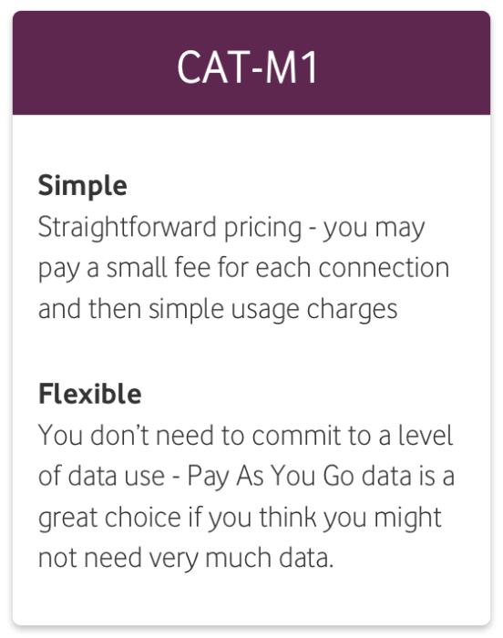 CAT - M1 benefits