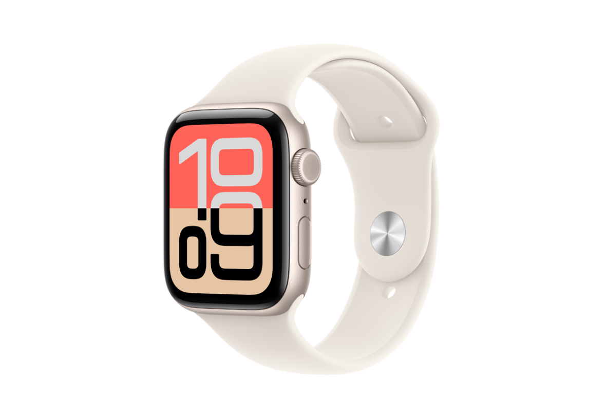 Apple Watch SE 3 LTE 44mm Starlight Aluminium Starlight Sport Band