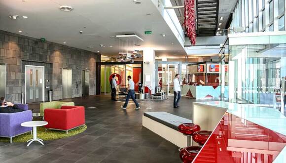 Vodafone building foyer