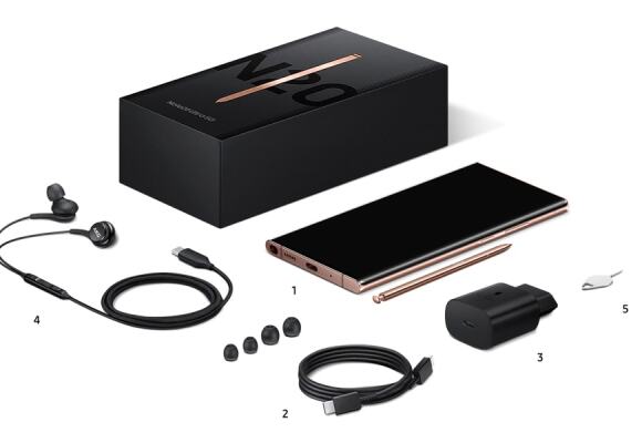 Galaxy Note20 with all accessories