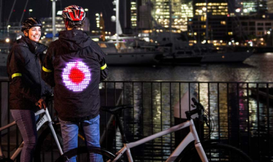 Vodafone Smart Jacket shines a light on bike safety