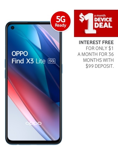 OPPO Find X3 Lite $1 Device Deal
