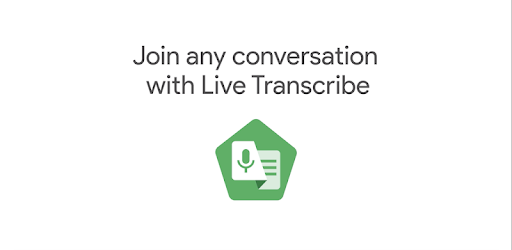 live transcribe logo