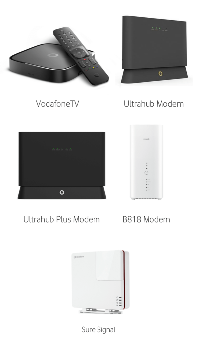 Recycle your Modem, Sure Signal or VodafoneTV