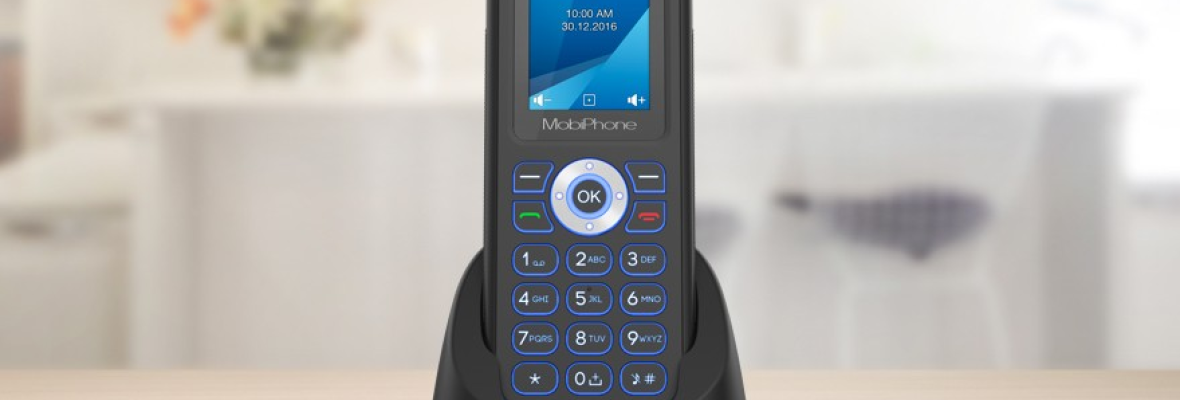 a cordless handset