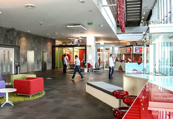 Vodafone building foyer