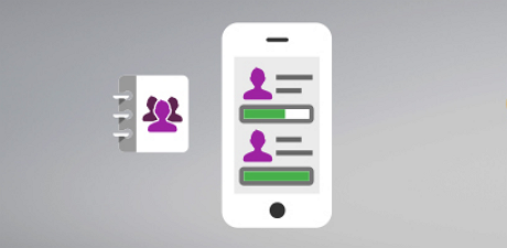 Save your contacts graphic