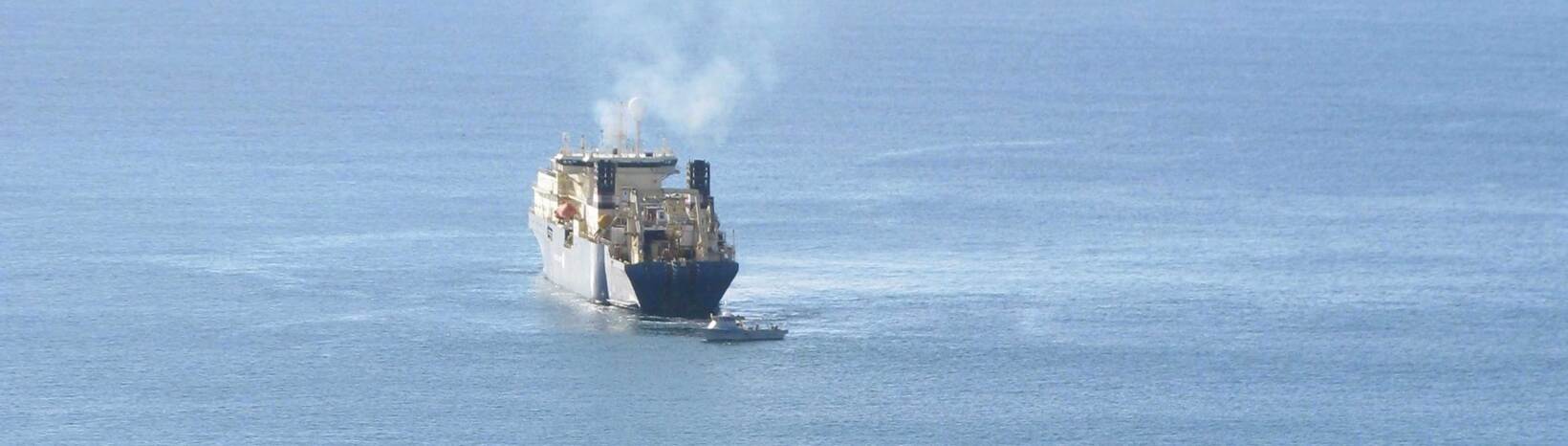 Specialised undersea cabling ship ‘Ile de Re’ arrives in Auckland