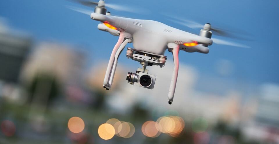 Photo of a drone with camera