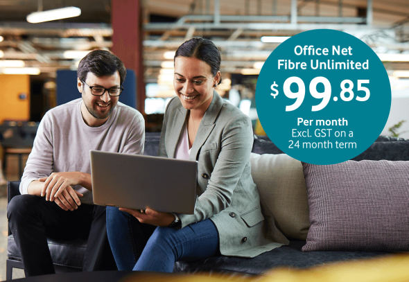 Office Net Fibre Unlimited $99.85 per month excl. GST on a 24 month term
