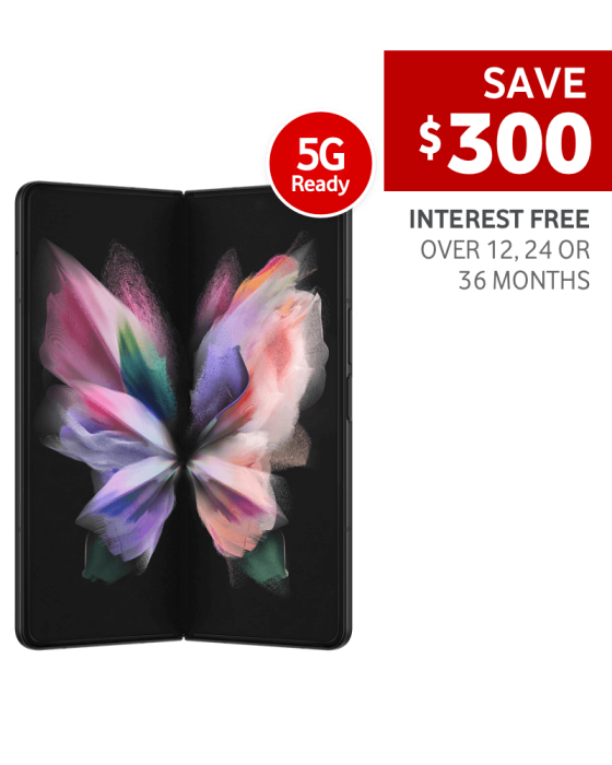 Z Fold 3 5G
Save $300
Interest Free over 12, 24 or 36 months