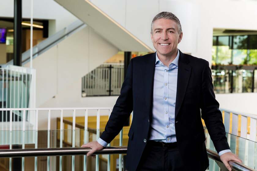 Jason Paris, CEO in Vodafone NZ's Auckland office