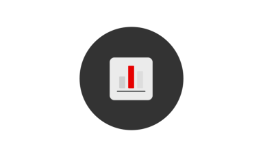 Icon of bar graph