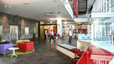 Vodafone building foyer