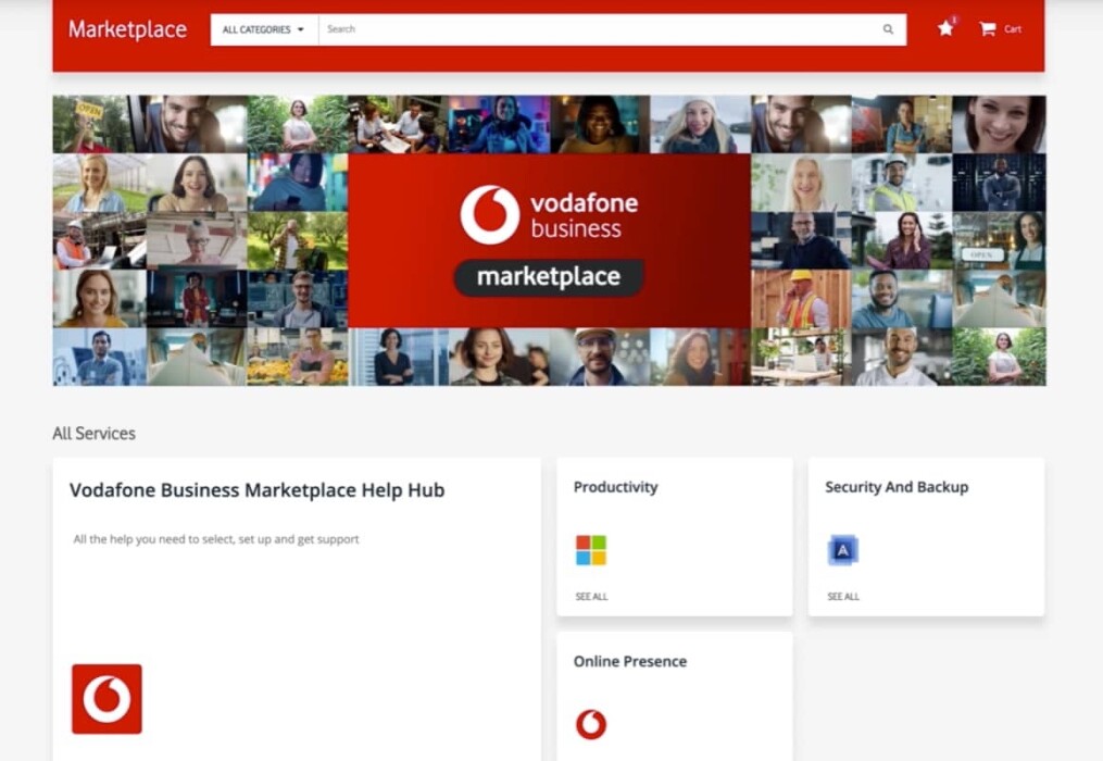 video thumbnail of how does vodafone business marketplace work