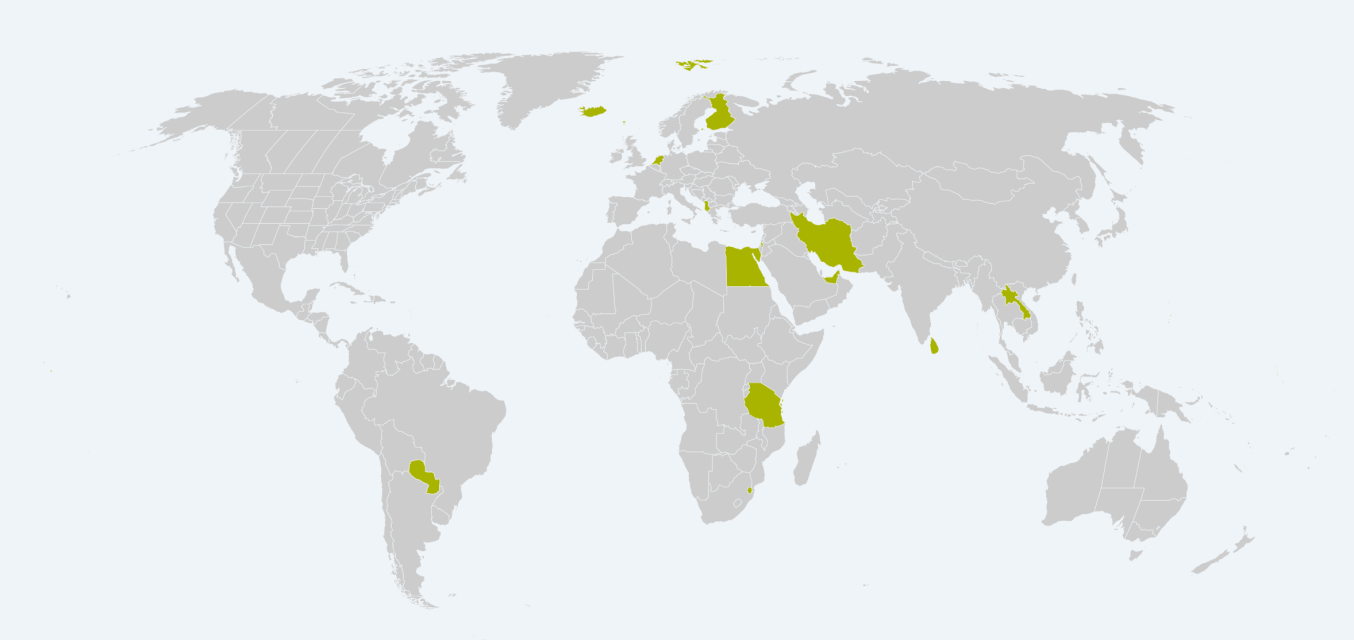 Vodafone daily roaming map Europe