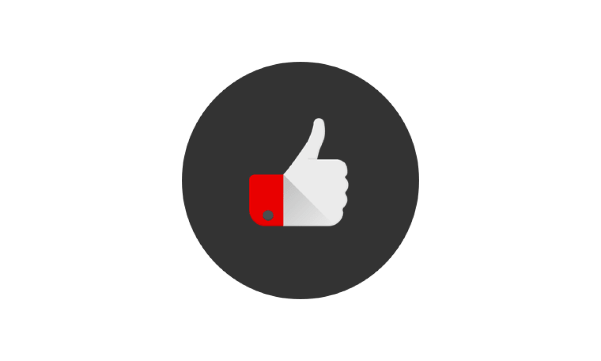 Icon of thumbs up