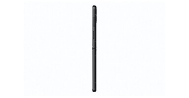 Side profile of the Galaxy Zflip3 unfolded