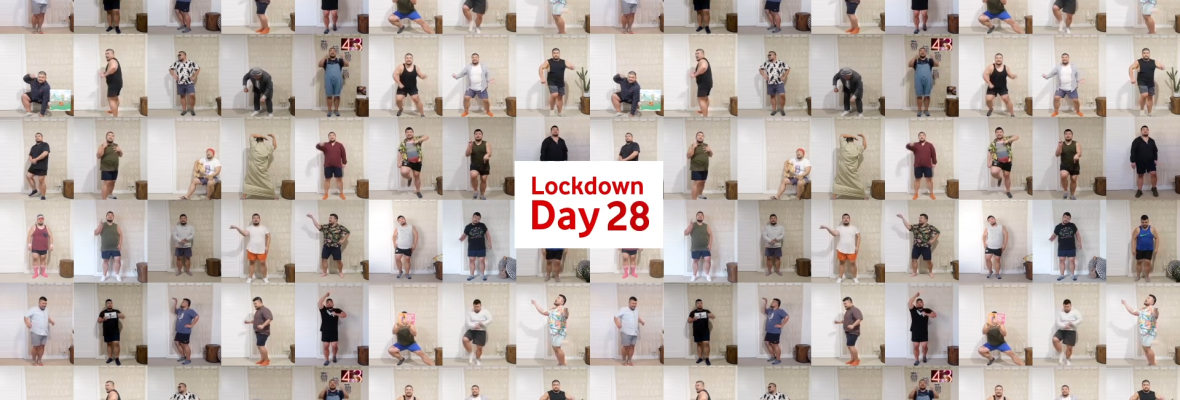 Morro Q uploaded a video of himself dancing every day during lockdown