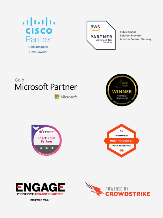 Graphic showing Vodafone ICT partners