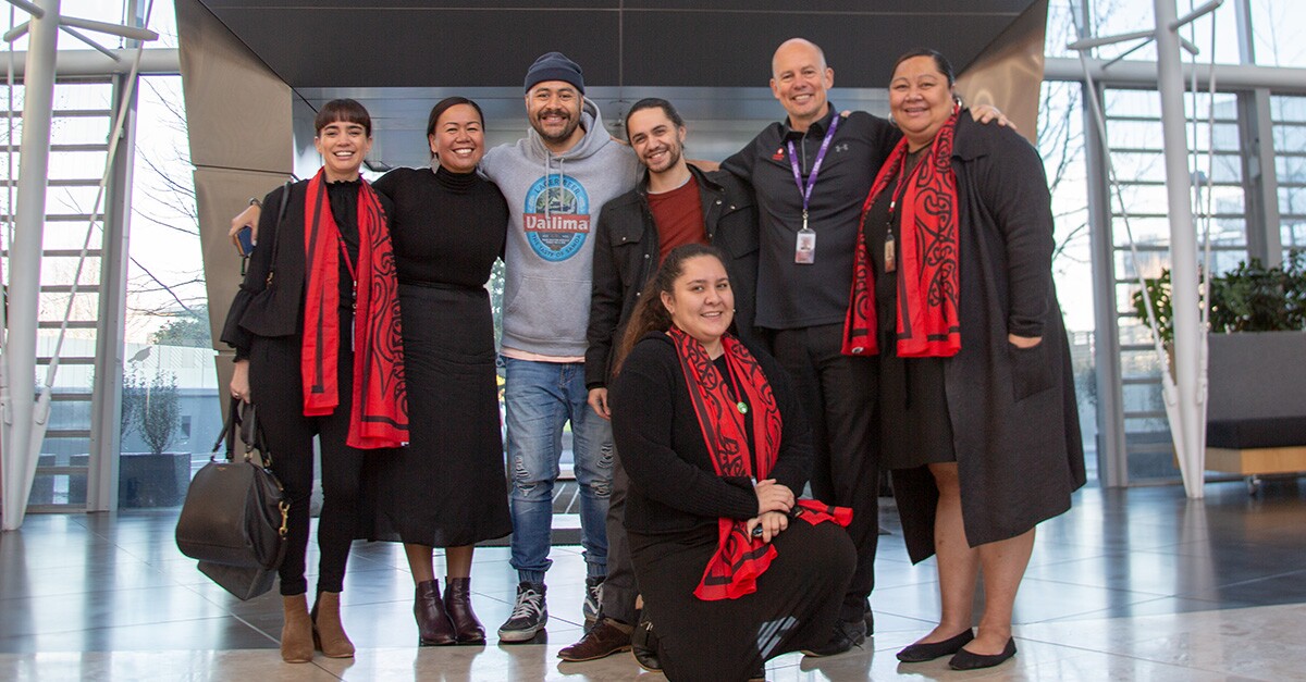 Te Ha Whero Group welcome Joe Goddard at Powhiri