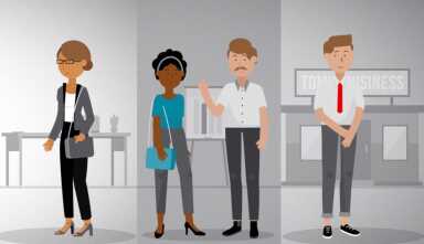 Animated photo of People in an office