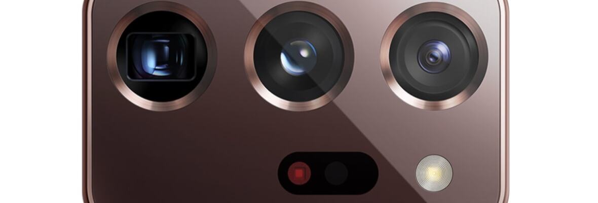 Note20 Three rear cameras with flash
