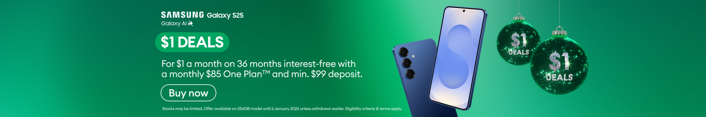 OCS02355 Peak Trading 2025 - Christmas - Website - Samsung S25-CTA-1920x320.png