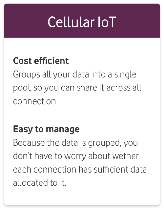 Cellular IoT benefits