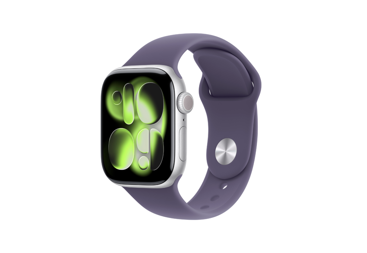 Apple Watch Series 11 LTE 42mm Silver Aluminium Purple Fog Sport Band