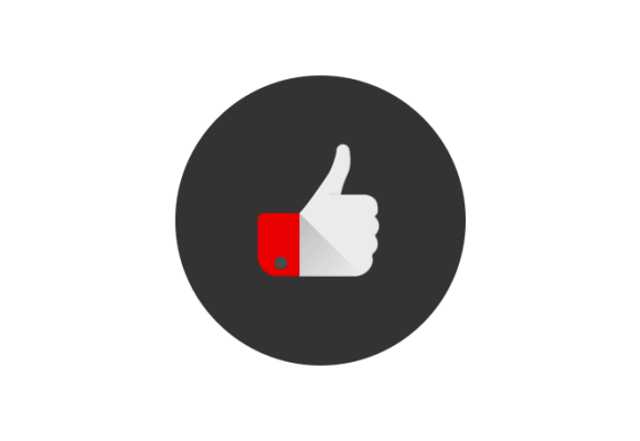 Icon of thumbs up