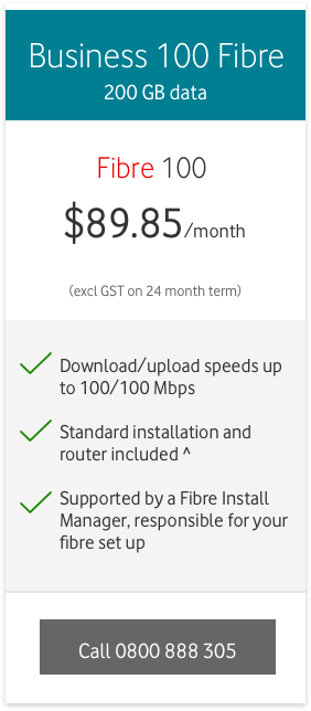 Business 100 Fibre 200GB
